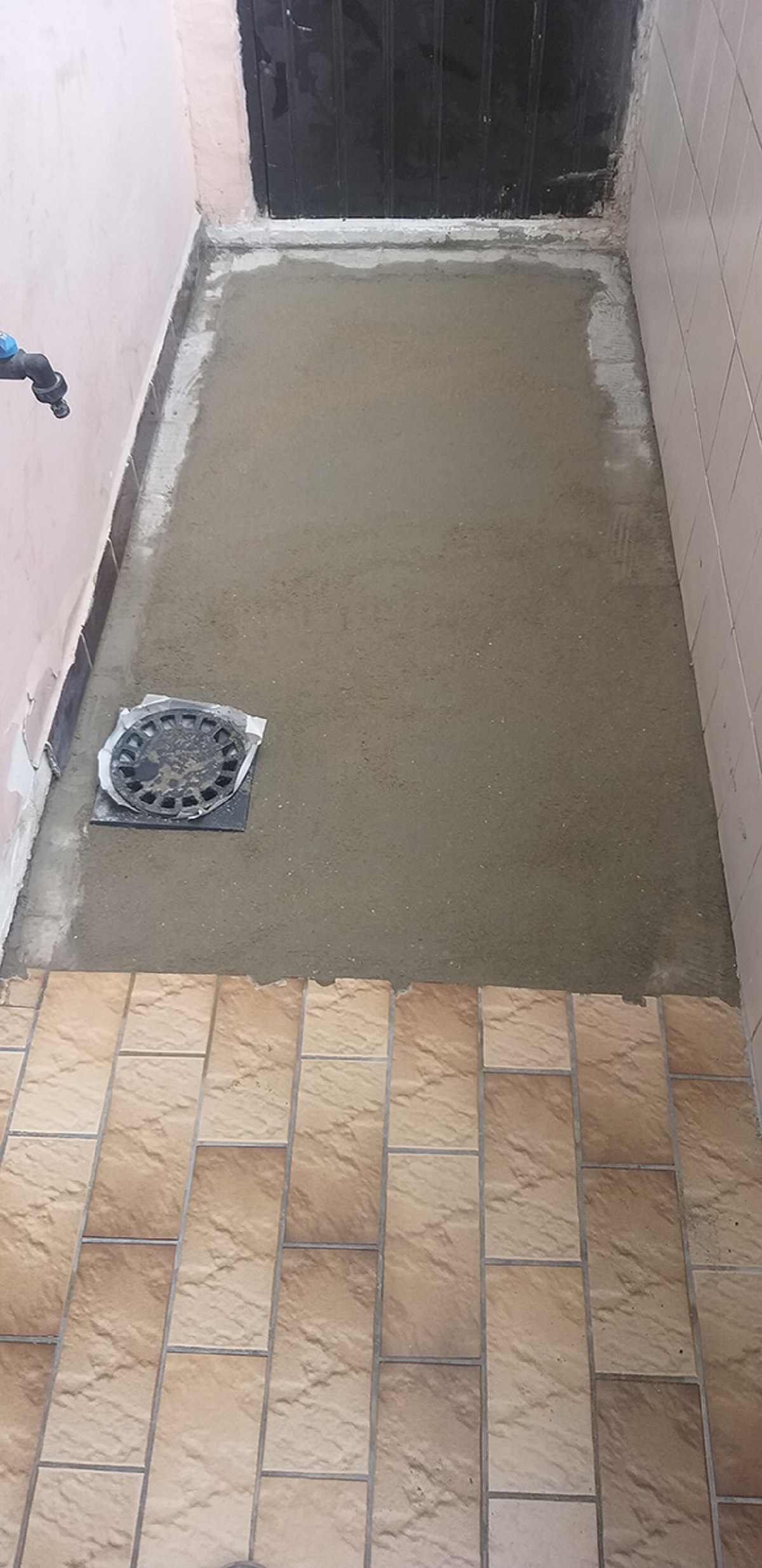 Débouchage terrasse — après